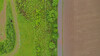 Feld, Straße und Natur aus der Vogelperspektive