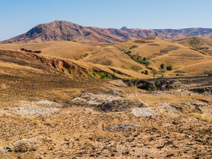 Abgeholztes Hochland auf Madagaskar