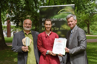 Übergabe Auszeichnung
