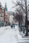Schnee auf Straße 