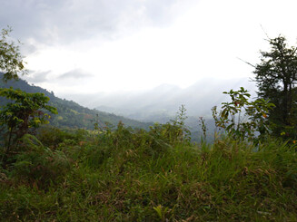 Panoramablick auf die Sierra Nevada de Santa Marta