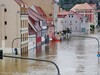High water in the streets of a german city